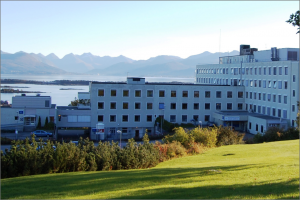 Landscape view of the Molde Hospital